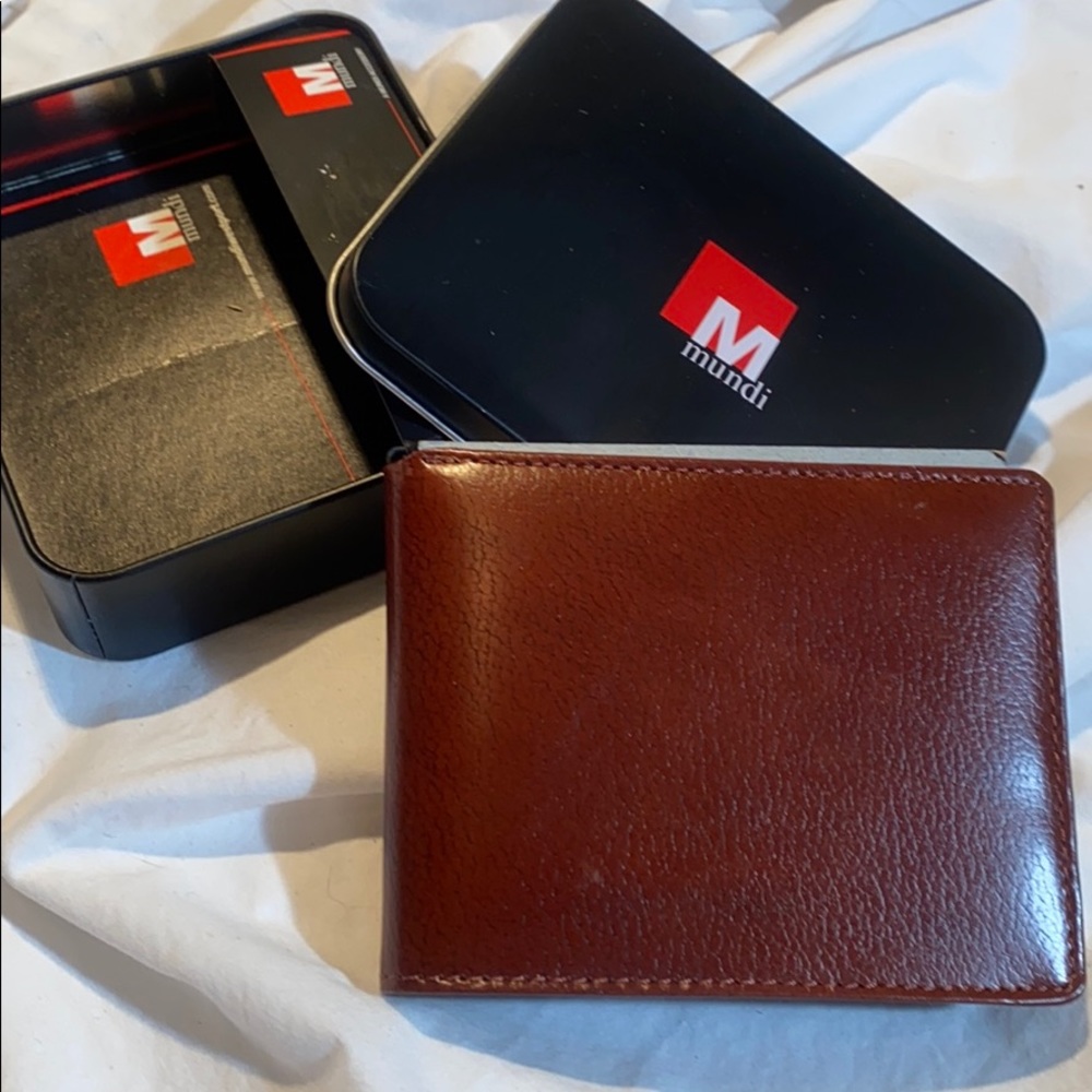 New Mundi Men’s Leather Wallet Brown